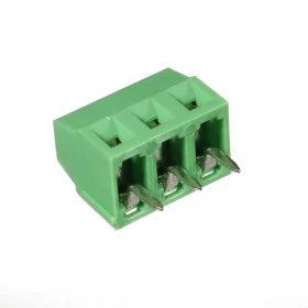 Borne KRE KF128L 3 Vias Verde Passo 3,81mm