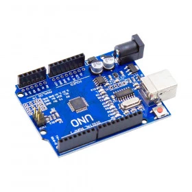 Arduino Uno R3 Compatível com ATMEGA328 CH340 com Cabo USB e Barra de Pinos