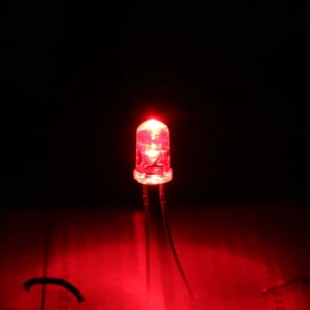 Led Vermelho 5mm Cristal Alto Brilho 3000mCD
