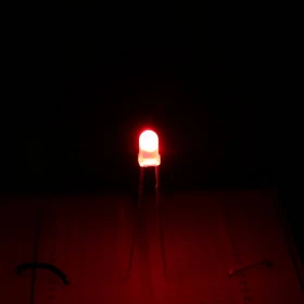 Led Vermelho 3mm Difuso