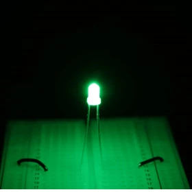 Led Verde 3mm Difuso