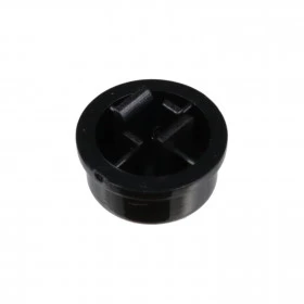 Botão Redondo Preto para Chave Tactil 12x12x7,3mm