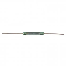 Reed Switch Ampola NA 2*14mm Sensor Magnético Ampola Verde