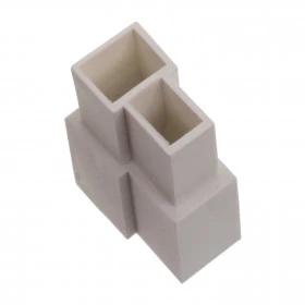 Conector Alojamento Para Faston 6,3mm Automotivo 2 Vias Macho