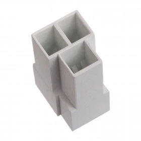 Conector Alojamento Para Faston 6,3mm T Automotivo 3 Vias Macho