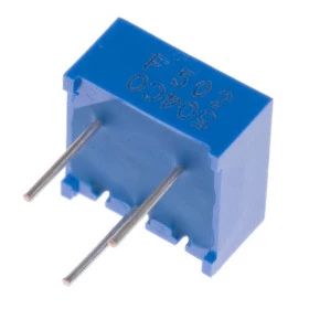 Trimpot Horizontal 3386F Uma Volta 1kΩ