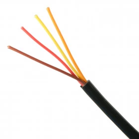 Cabo Manga 4 Vias 26AWG Preto sem Blindagem (metro)