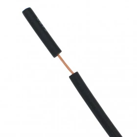 Cabo de Teste Ultraflexível de Silicone 0,25mm² Preto 1000V 70°C (metro)