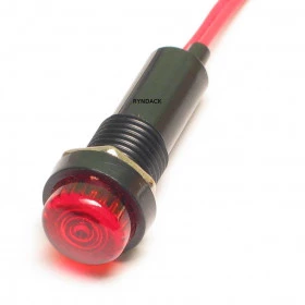 Sinalizador Olho de Boi Vermelho XD8-2 110/220V com Fio