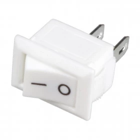 Mini Chave Gangorra Branca 2 Terminais KCD11-101