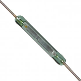Reed Switch Ampola NA 2*14mm Sensor Magnético Ampola Verde