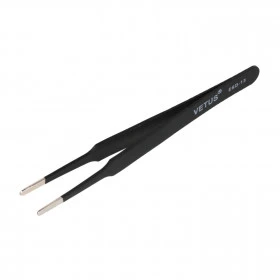 Pinça Anti Estática com Ponta Redonda 12cm ESD-13