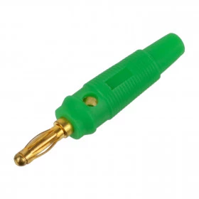 Pino Banana Dourado com Mola tipo Balão Verde 4mm Parafusável