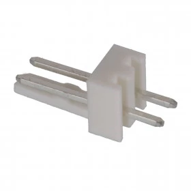 Conector Macho 2 Vias KK 2,54mm 180°