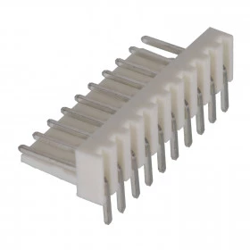 Conector Macho 10 Vias KK 2,54mm 90°