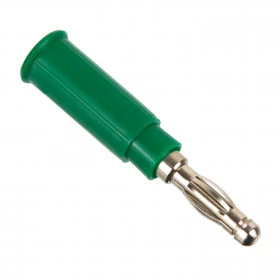 Pino Banana PB81 Verde 4mm com Mola e Capa Rígida 15A