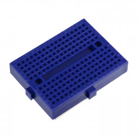 Mini Protoboard 170 Furos Azul