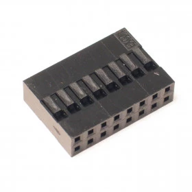 Alojamento 2x8 Vias 16 Vias Modu 2,54mm