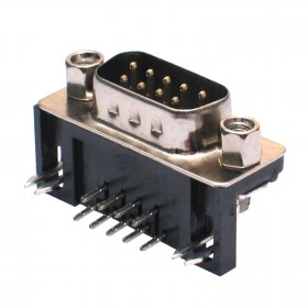 Conector DB9 Macho 90º para Placa