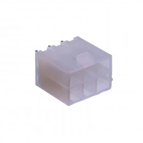 Conector Header Fêmea Mini Fit 6 Vias 4,20mm sem Peg 180°