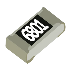 Resistor de Precisão 6,8kΩ 1% 1/8W SMD 0603 6k8