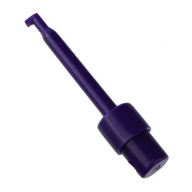 Pinça Retrátil para Testes tipo Ponta de Provas 57mm Roxa