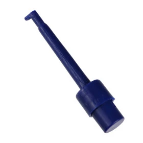 Pinça Retrátil para Testes tipo Ponta de Provas 57mm Azul