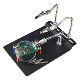 Suporte Magnético para PCI com Lupa e Garras Jacaré