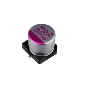 Capacitor Eletrolítico SMD 330μF 6,3V 6,3x5,4mm 330uF