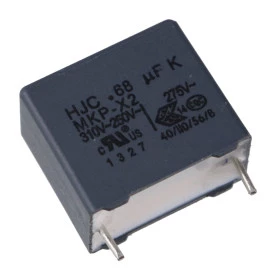 Capacitor Polipropileno Metalizado Supressor de RFI 680nF 250V 10% Terminais Curtos