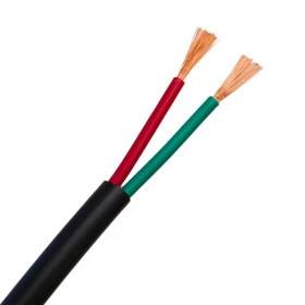 Cabo de Controle PP 2 Vias 2,50mm² Preto Veias Coloridas NBR7289 100% Cobre (Metro)