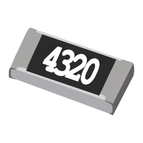 Resistor de Precisão 432Ω 1% 1/4W SMD 1206 432R