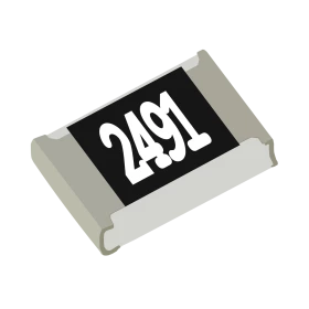 Resistor de Precisão 2,49kΩ 1% 1/8W SMD 0805 2k49