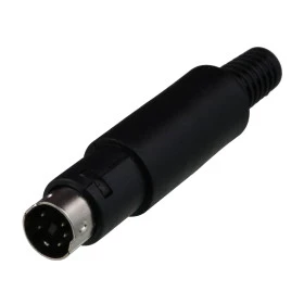 Conector Plug Mini Din 5 Vias Macho