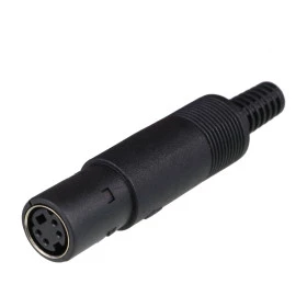 Conector Jack Mini Din 4 Vias Fêmea