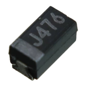 Capacitor Eletrolítico de Tântalo SMD 47μF 47uF 6,3V 20%