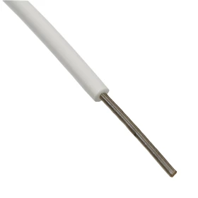 Cabo Fio Sólido Rígido para Eletrônica Estanhado Branco 0,30mm² 300V 70°C (metro)