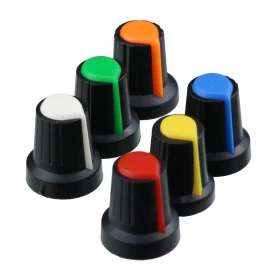 Kit 12 Botões Knob 15*17mm para Potenciômetro