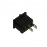 Chave Gangorra Preta Pulsante NA 2 Terminais KCD1-001