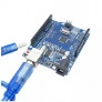 Arduino Uno R3 Compatível com ATMEGA328 CH340 com Cabo USB e Barra de Pinos