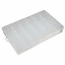 Caixa Organizadora Plástica Transparente 36 Divisórias 27,5*17,5*4,3cm