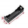 Suporte para 1 Célula de Lítio 18650 Preto para PCI