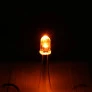 Led Laranja 5mm Cristal Alto Brilho